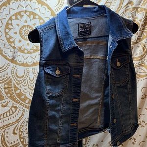 Jean jacket coverup